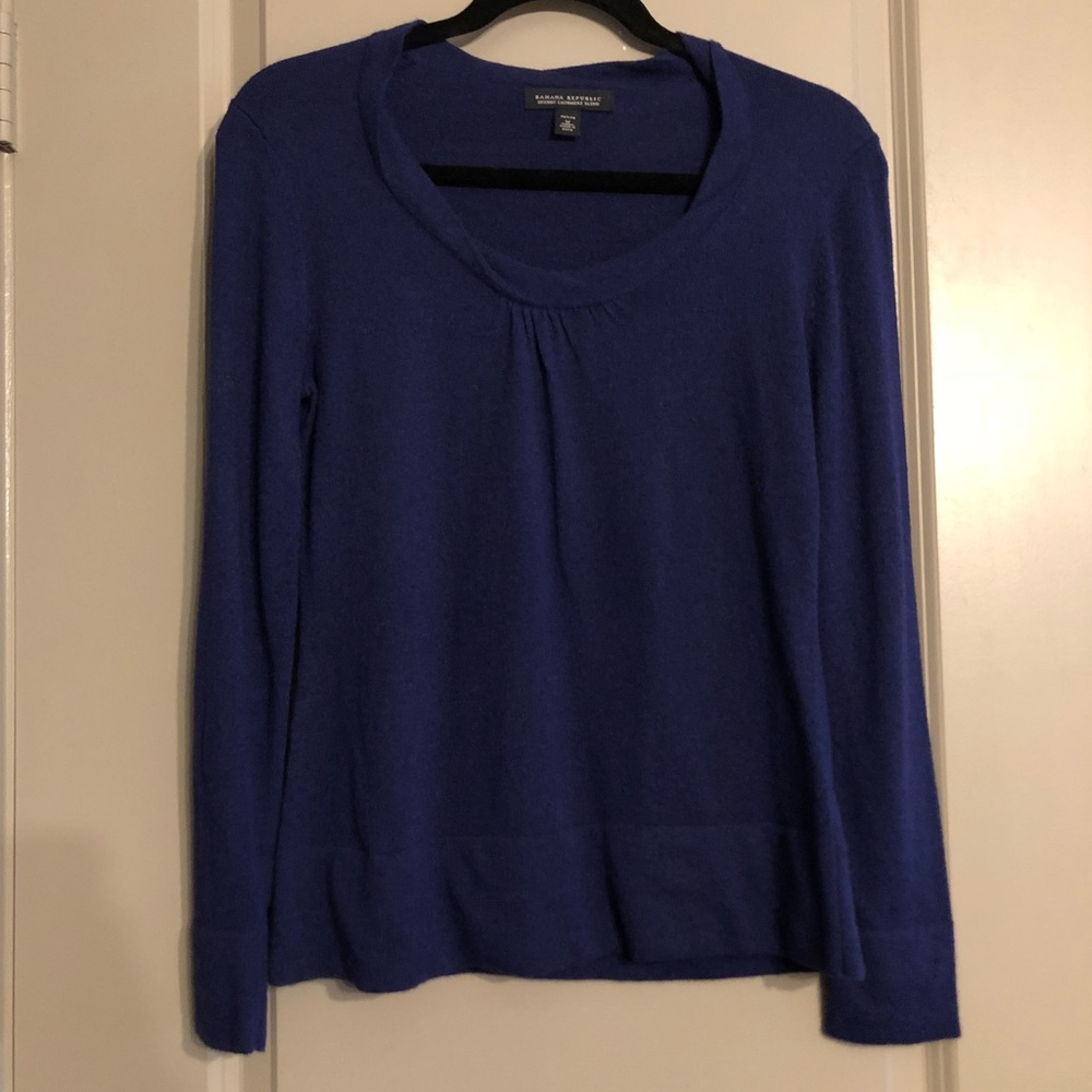 Banana Republic | Dark Purple Cashmere Sweater